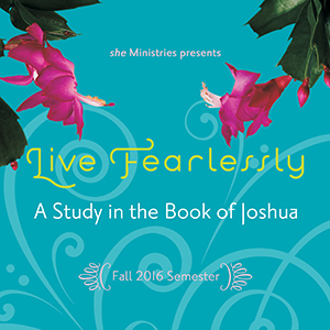 Live Fearlessly: A Study in the Book of Joshua - 2016 Series Art