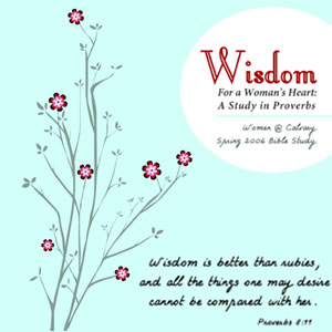 Wisdom for a Woman's Heart: A Study in Proverbs Series Art